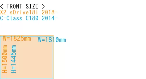 #X2 sDrive18i 2018- + C-Class C180 2014-